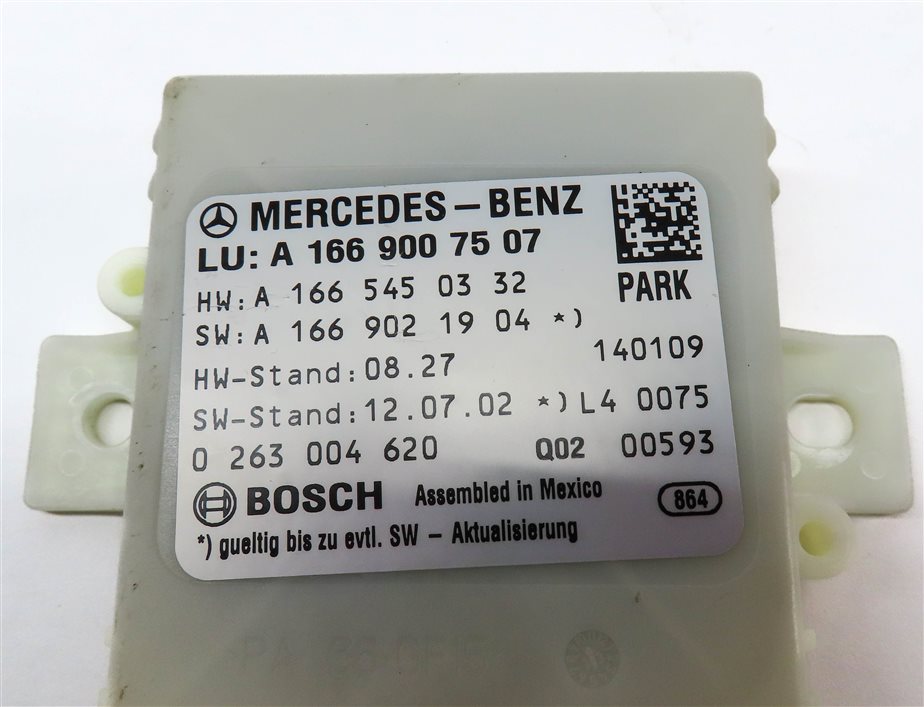 Thumbnail 4: 2013-2016 MERCEDES GL340 GL450 GL550 ML350 ML550 (W166 X166) PDC CONTROL MODULE