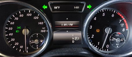 Thumbnail 2: 2014 MERCEDES GL450 GL550 ML350 ML550 (W166 X166) SPEEDOMETER w/ ADAPTIVE CRUISE