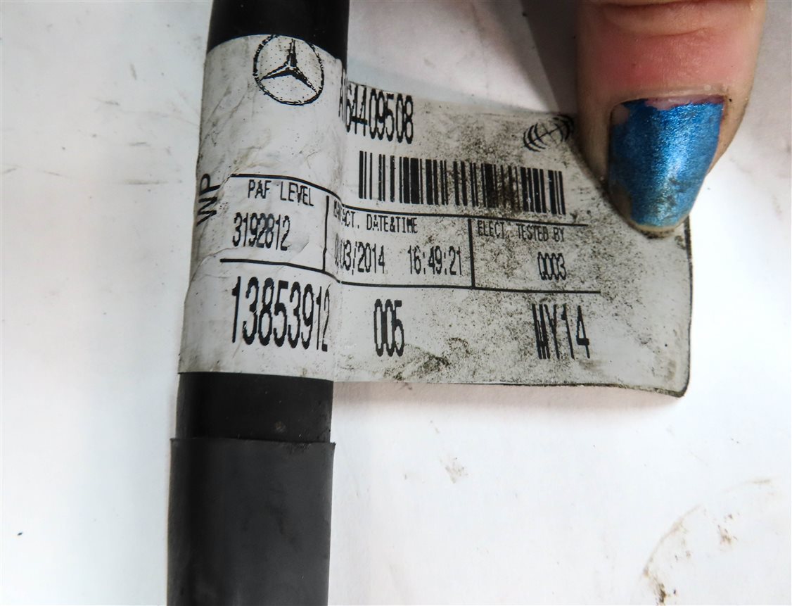Thumbnail 4: 2014 MERCEDES GL450 (X166) 4.6L ENGINE ALTERNATOR STARTER WIRE WIRING HARNESS