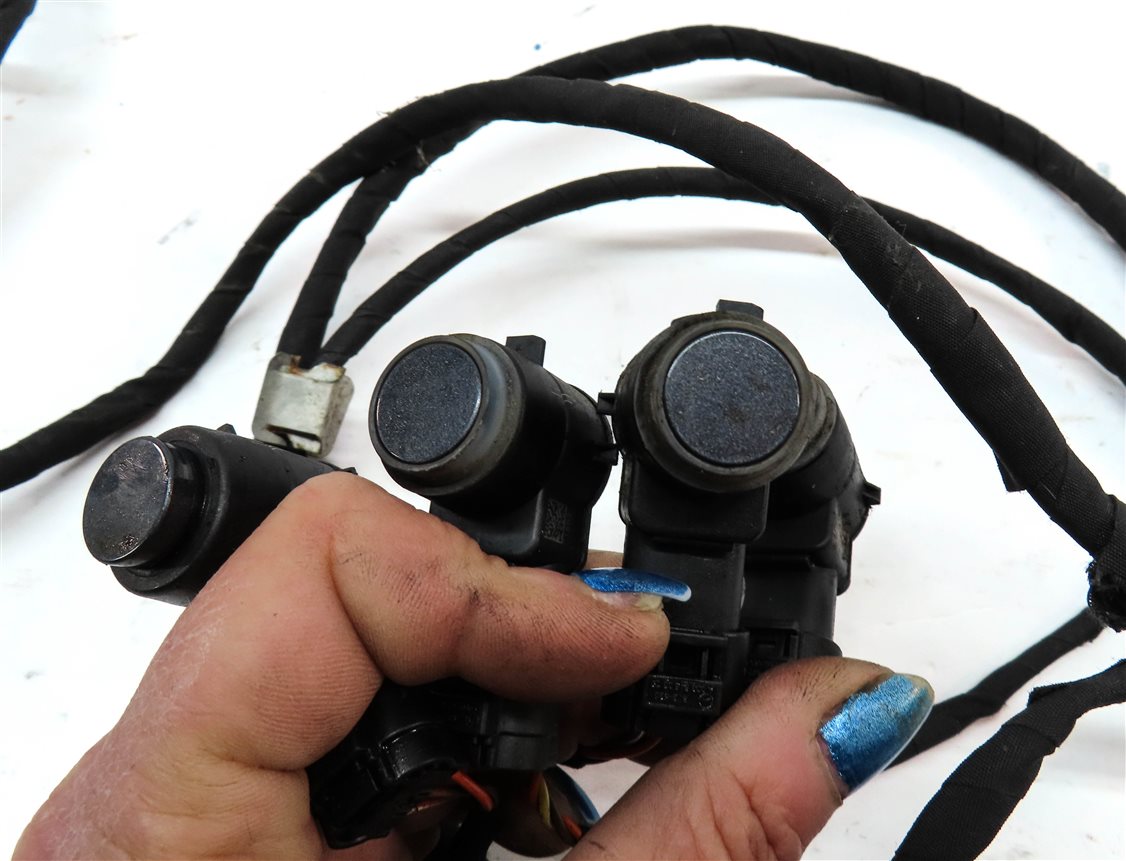 Thumbnail 5: 14 MERCEDES GL450 X166 REAR PARK ASSIST PDC DISTANCE CONTROL SENSOR SET/4 (Gray)