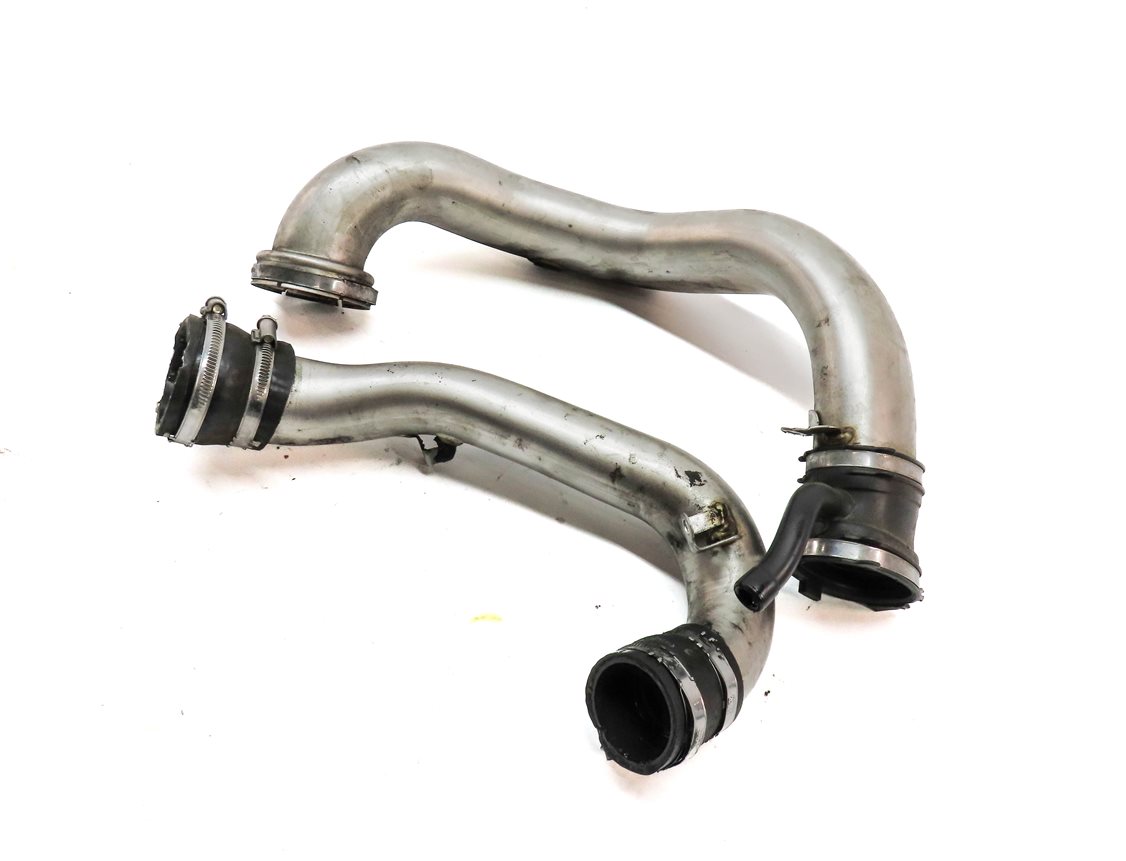 2014 MERCEDES GL450 (X166) 4.6L LEFT DRIVER ENGINE AIR INTAKE PIPE HOSE SET/2