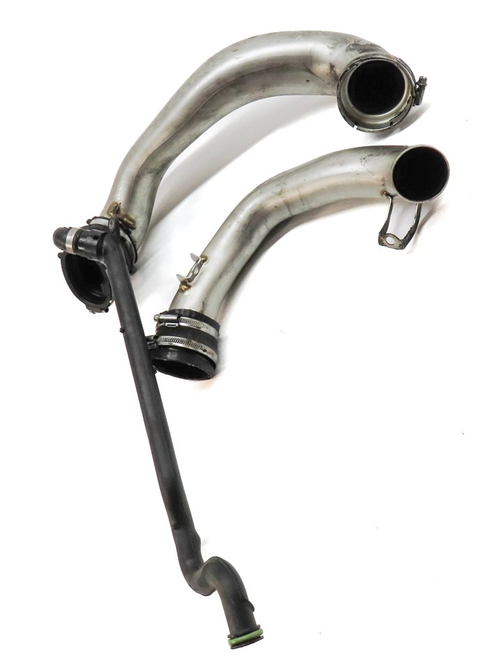 Thumbnail 3: 14 MERCEDES GL450 (X166) 4.6L RIGHT PASSENGER ENGINE AIR INTAKE PIPE HOSE SET/2