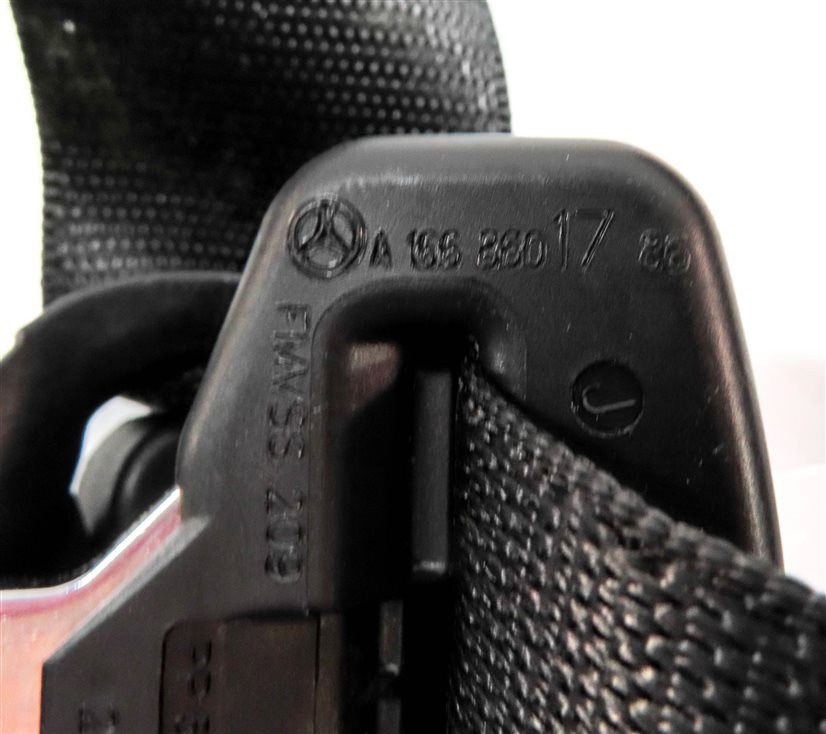 Thumbnail 5: 14 MERCEDES GL450 (X166) REAR 3RD ROW LEFT SEAT SEATBELT BELT RETRACTOR (Black)
