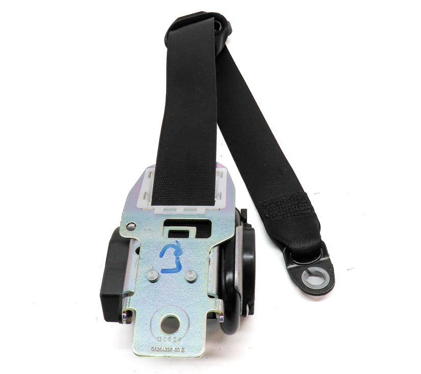 Thumbnail 4: 14 MERCEDES GL450 (X166) REAR 2ND ROW LEFT SEAT SEATBELT BELT RETRACTOR (Black)