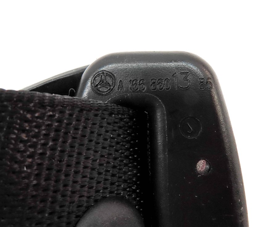 Thumbnail 5: 14 MERCEDES GL450 (X166) REAR 2ND ROW LEFT SEAT SEATBELT BELT RETRACTOR (Black)