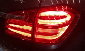 Thumbnail 2: 13-16 MERCEDES GL350 GL450 GL550 (X166) RIGHT REAR INNER TAILLIGHT LIGHT LAMP