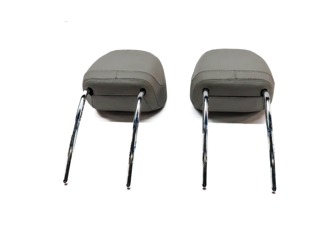Thumbnail 6: 12-14 MERCEDES ML GL (X166 W166) FRONT LEFT & RIGHT SEAT HEADREST SET 2 (Gray)