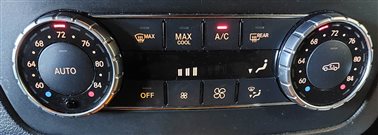 Thumbnail 2: 14-17 MERCEDES GL350 GL450 GLS350 GLS450 (X166) FRONT TEMPERATURE CONTROL PANEL