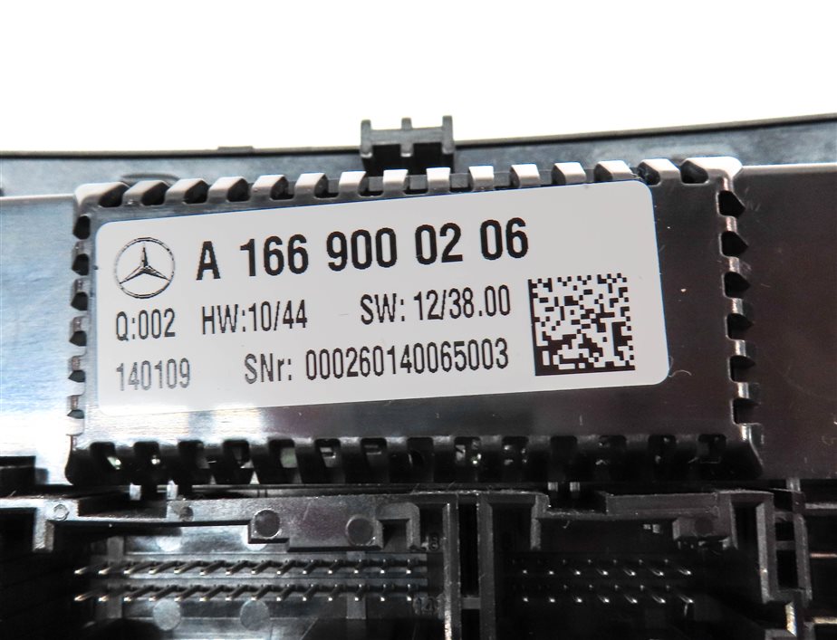 Thumbnail 7: 14-17 MERCEDES GL350 GL450 GLS350 GLS450 (X166) FRONT TEMPERATURE CONTROL PANEL