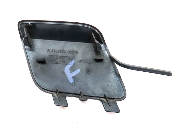 Thumbnail 5: 2014 MERCEDES GL450 (X166) FRONT LOWER BUMPER TOW HOOK COVER LID TRIM (Gray)