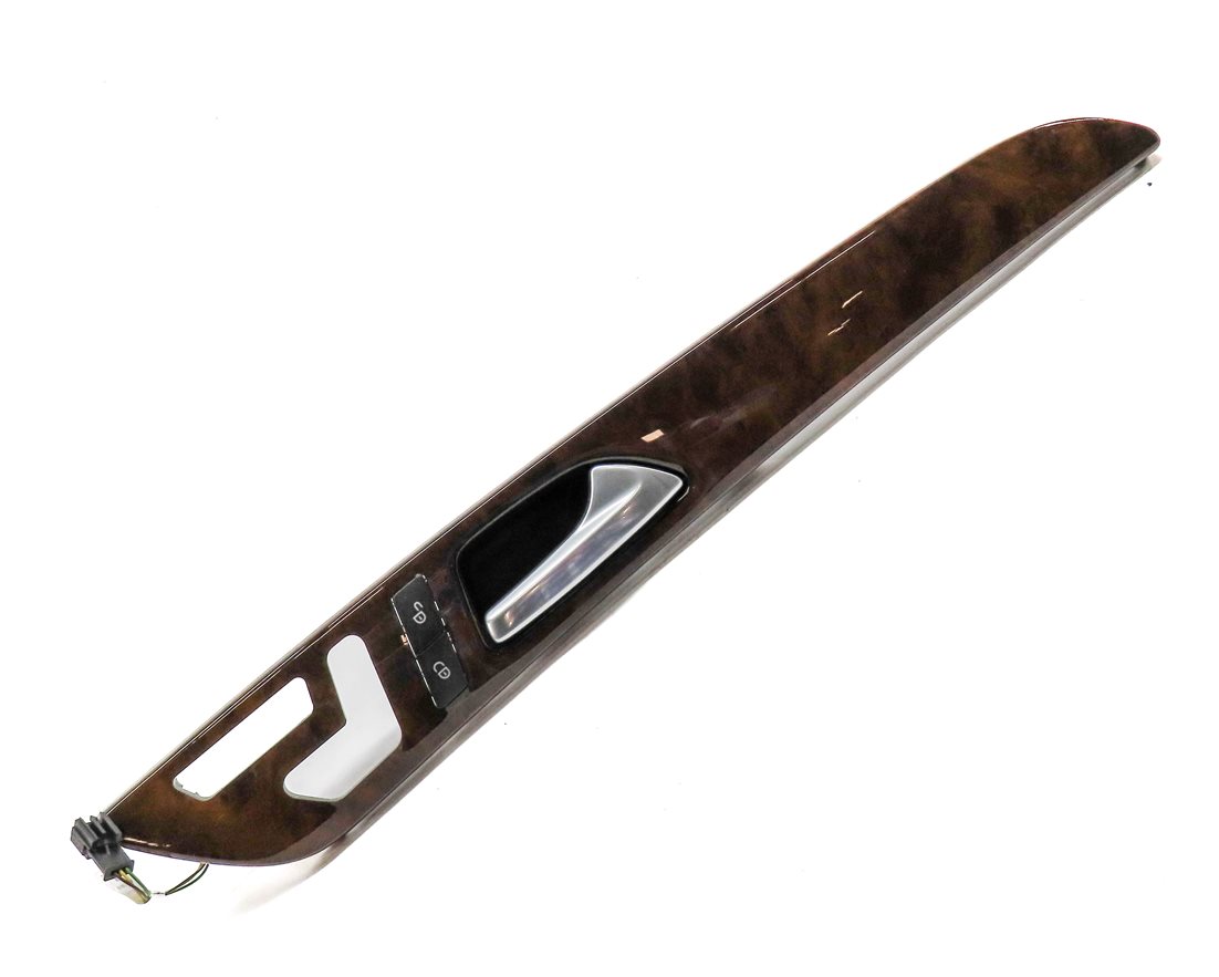 Thumbnail 3: 14 MERCEDES GL450 (X166) FRONT RIGHT PASSENGER INTERIOR DOOR TRIM PANEL (Walnut)