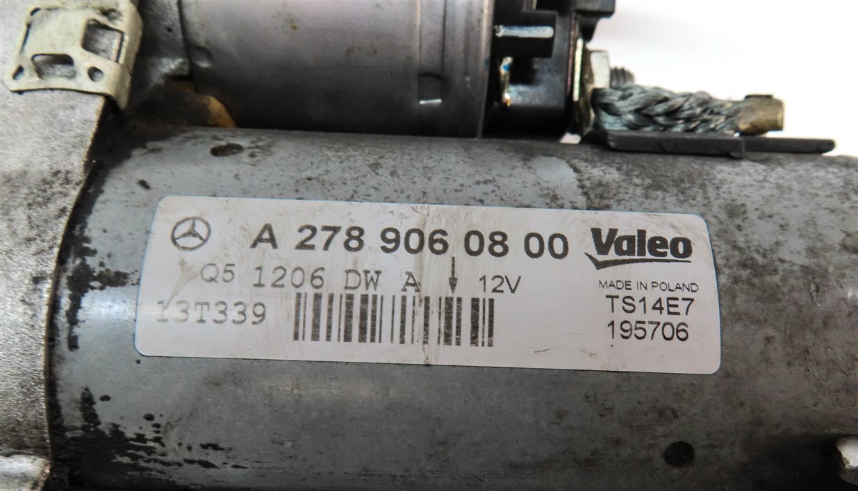 Thumbnail 7: 13-20 MERCEDES C CL E GL GLE GLS ML S SL CLS (W205 W212 W166 X166) STARTER MOTOR