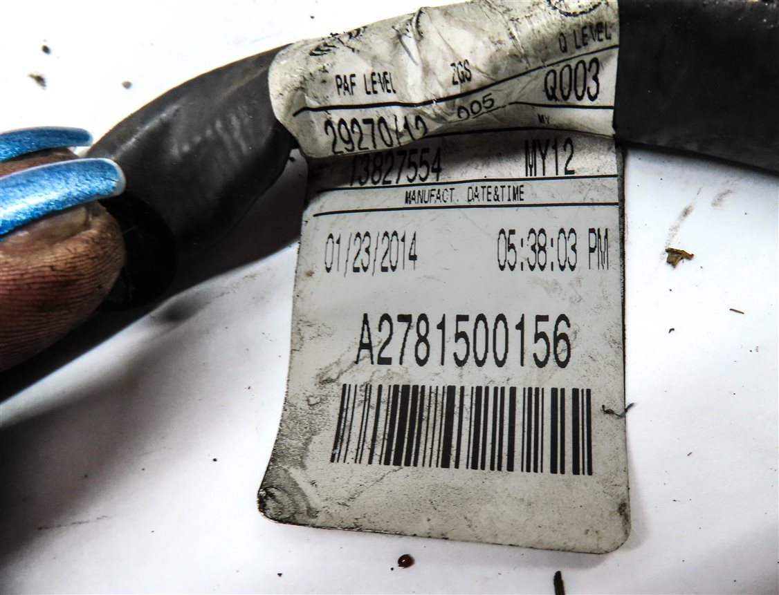 Thumbnail 11: 2014 MERCEDES GL450 (X166) 4.6L ENGINE MOTOR WIRE WIRING HARNESS LOOM