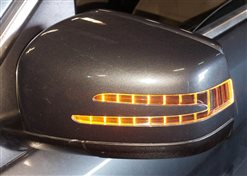 Thumbnail 3: 2013-2016 MERCEDES GL350 GL450 GL550 (X166) LEFT CAMERA DOOR MIRROR (Gray)
