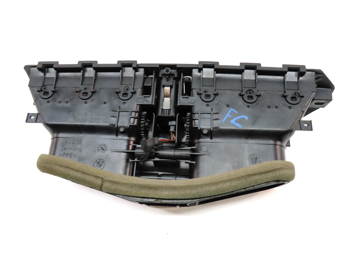 Thumbnail 5: 07 BMW 550I E60 CENTER DASH HEAT AIR AC DUAL VENT HAZARD CENTRAL LOCK (Black)