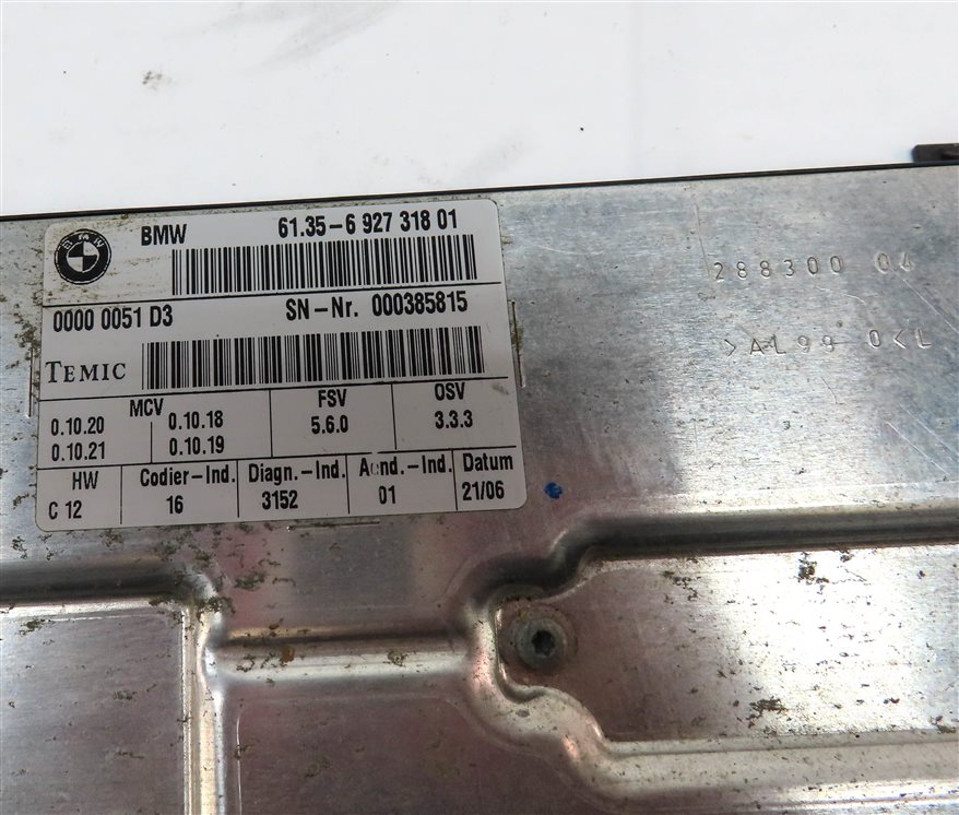 Thumbnail 4: 2007 BMW 550I (E60) FRONT RIGHT PASSENGER SEAT CONTROL MODULE
