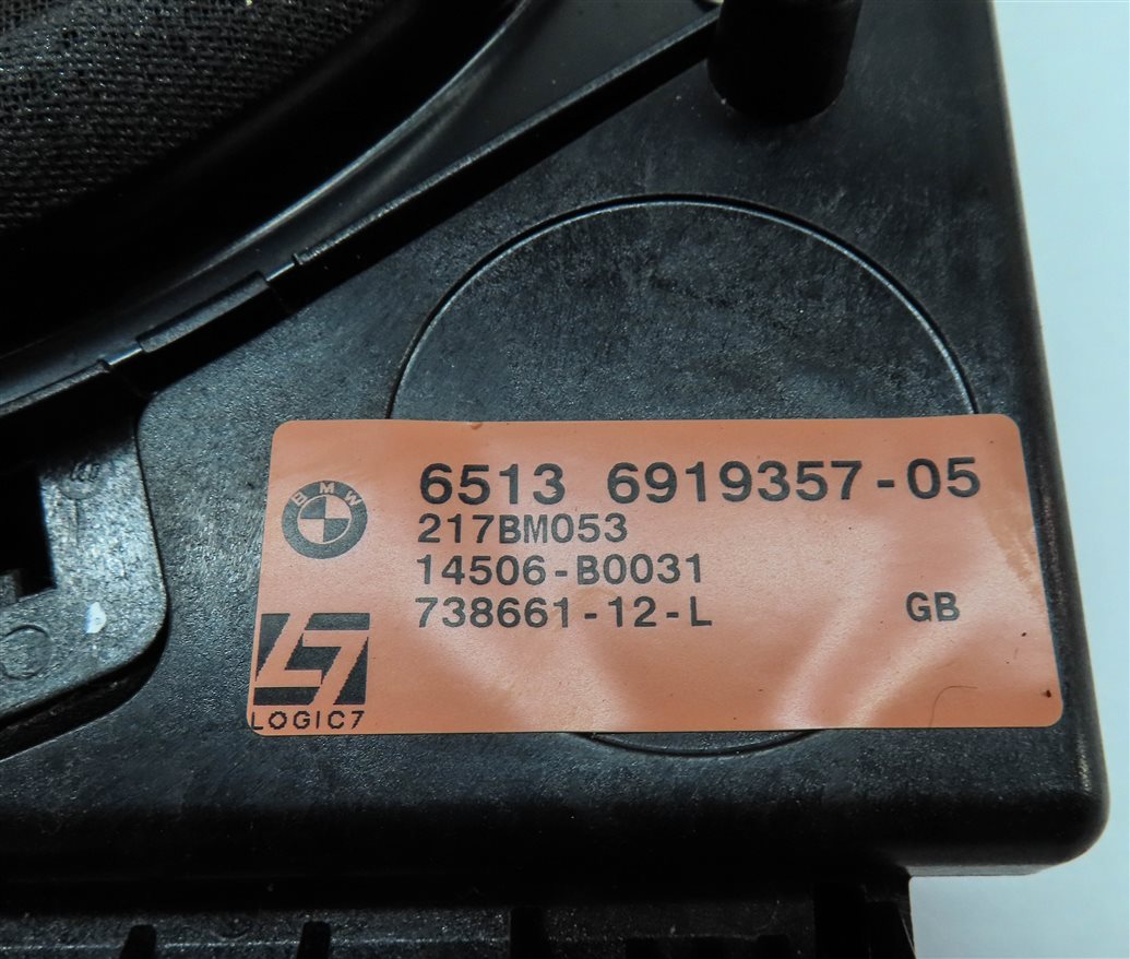 Thumbnail 5: 2007 BMW 550I (E60) LOGIC 7 RADIO STEREO AUDIO SUBWOOFER SUB SPEAKER SET/2