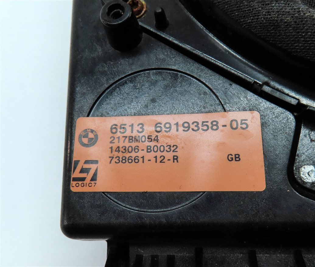 Thumbnail 7: 2007 BMW 550I (E60) LOGIC 7 RADIO STEREO AUDIO SUBWOOFER SUB SPEAKER SET/2