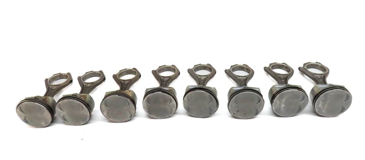 Thumbnail 3: 2004-2010 BMW 550i 650i 750i X5 (E60 E65 E66 E70) 4.8L V8 ENGINE PISTON SET (8)