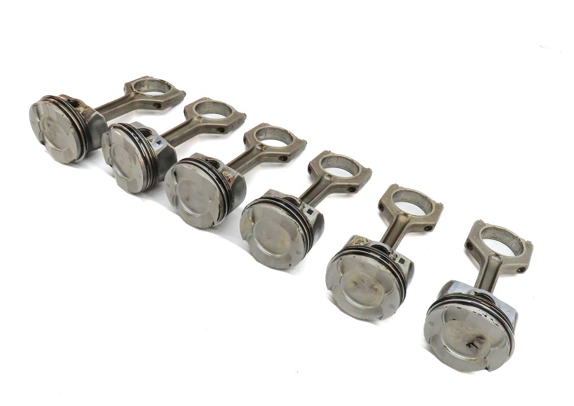 Thumbnail 1: 15-19 BMW 335i 435i 535i 640i 740i X1 X3 X4 X5 X6 - 3.0L N55 ENGINE PISTON SET 6