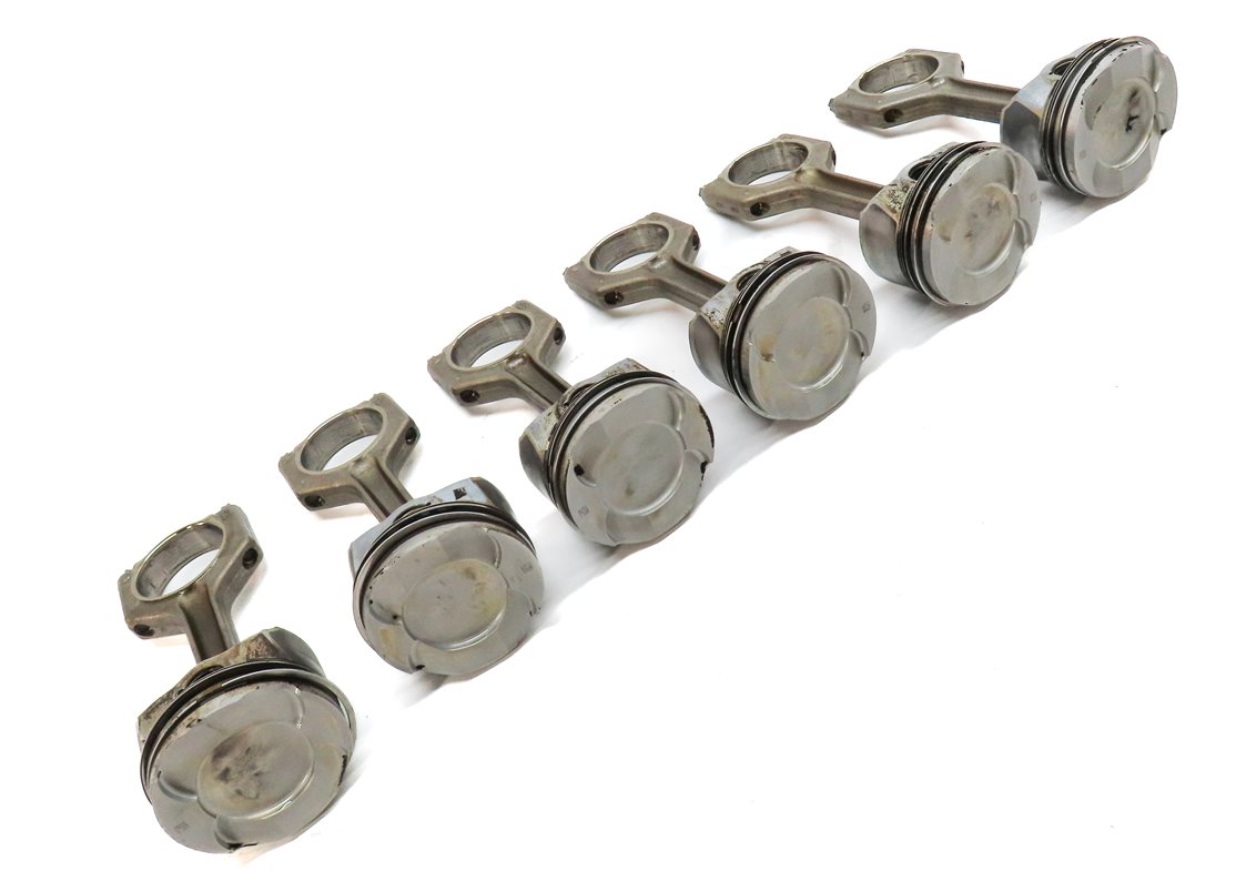 Thumbnail 4: 15-19 BMW 335i 435i 535i 640i 740i X1 X3 X4 X5 X6 - 3.0L N55 ENGINE PISTON SET 6