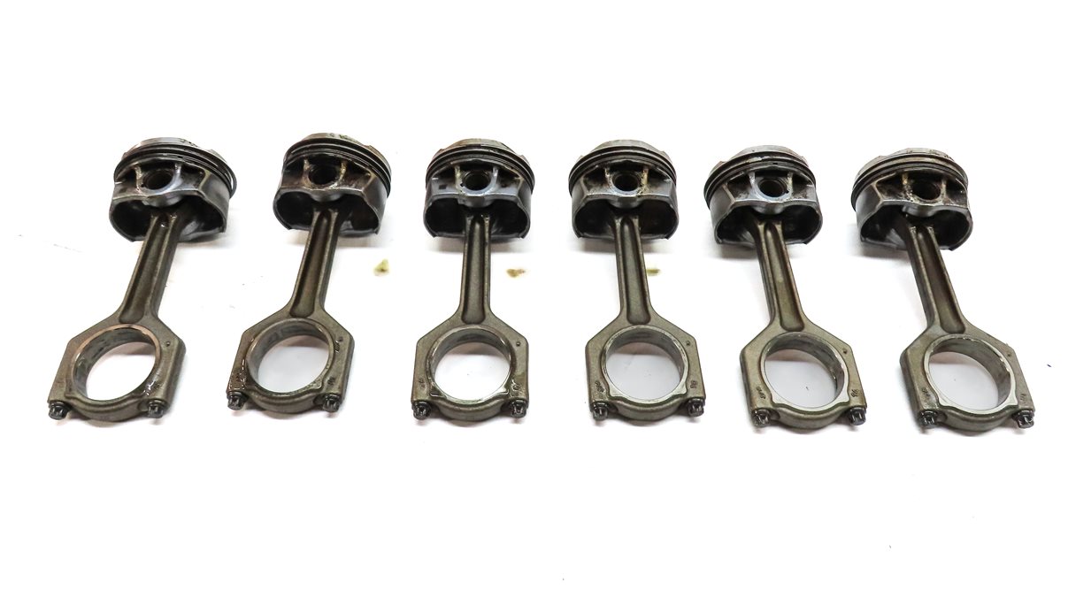Thumbnail 5: 15-19 BMW 335i 435i 535i 640i 740i X1 X3 X4 X5 X6 - 3.0L N55 ENGINE PISTON SET 6