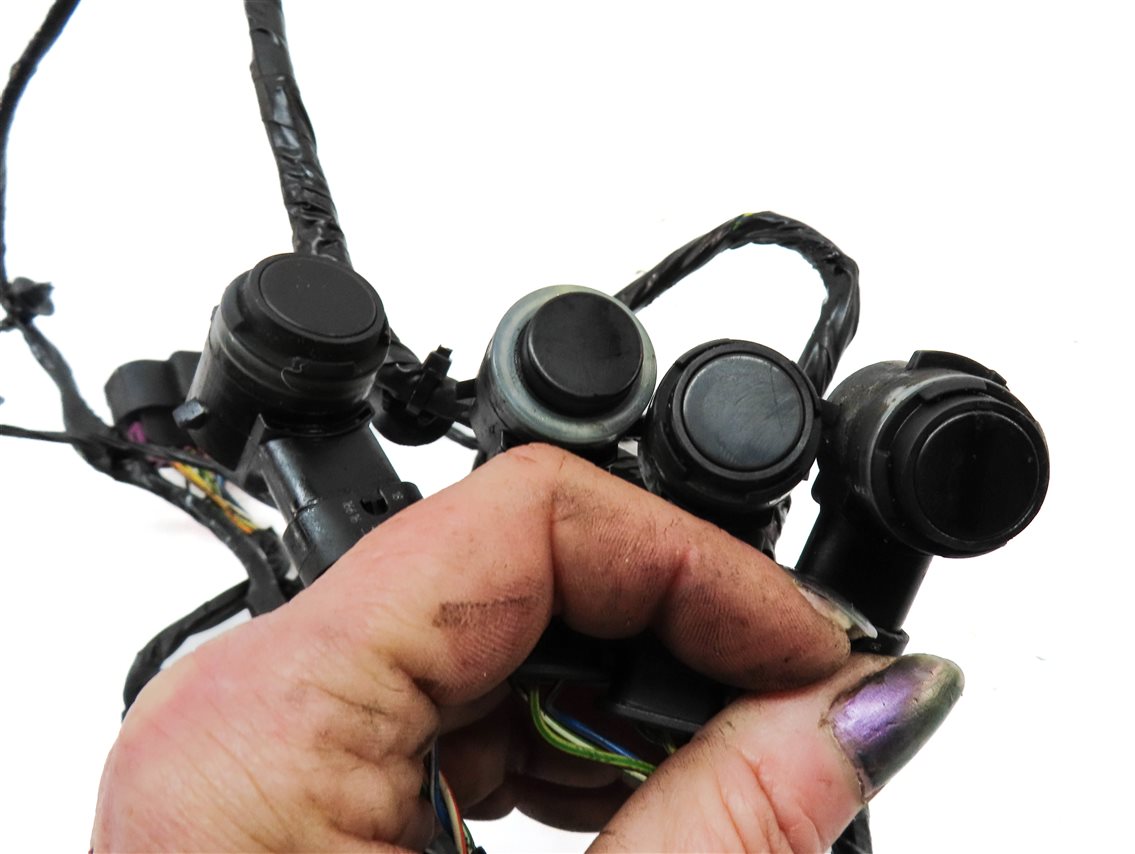 Thumbnail 5: 2017 DISCOVERY SPORT (L550) REART PARK ASSIST PDC SENSOR SET 4 (BLACK) & HARNESS