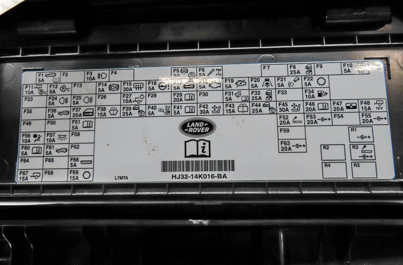 Thumbnail 9: 2017-2019 LAND ROVER DISCOVERY SPORT (L550) PASSENGER GLOVE BOX ASSEMBLY (Grey)