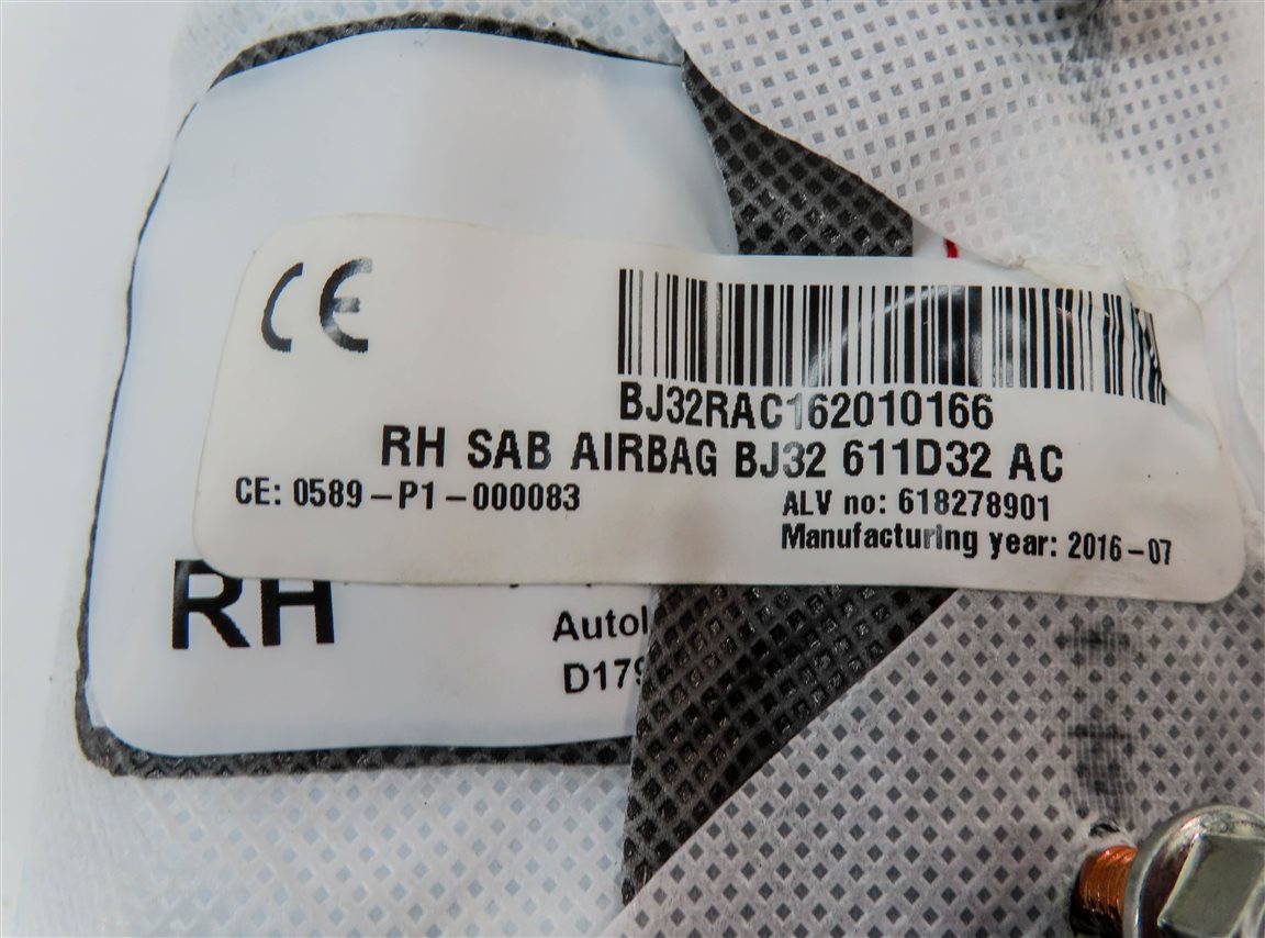 Thumbnail 5: 2012-2019 DISCOVERY SPORT EVOQUE (L538 L550) RIGHT FRONT PASSENGER SEAT AIRBAG
