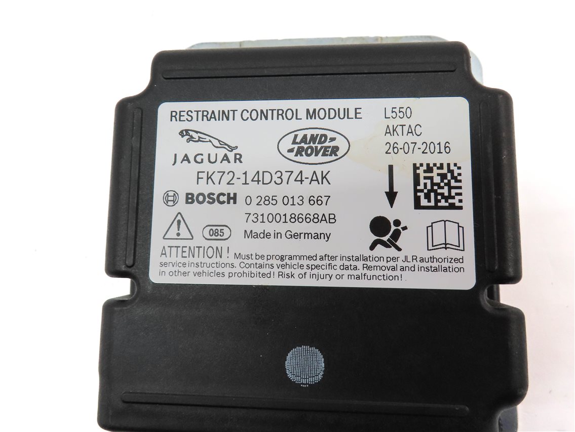 Thumbnail 4: 2015-2019 LAND ROVER DISCOVERY SPORT (L538) SRS BAG CONTROL MODULE