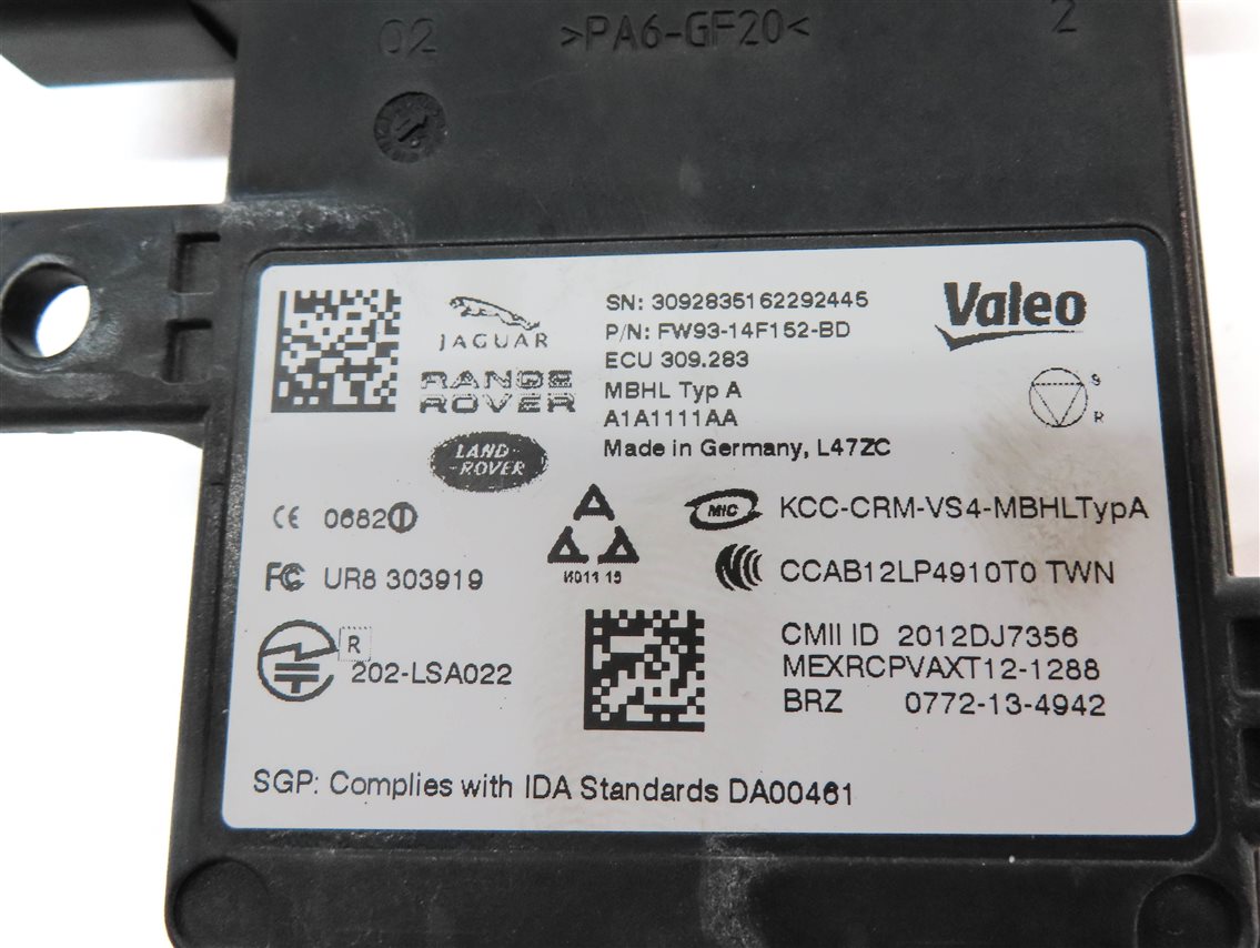 Thumbnail 4: 17 EVOQUE DISCOVERY SPORT (L538 L550) REAR LEFT OR RIGHT BLIND SPOT RADAR SENSOR
