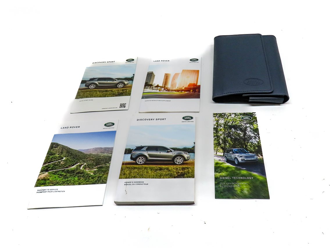 Thumbnail 2: 2017 LAND ROVER DISCOVERY SPORT (L550) OWNERS MANUAL BOOKLET SET 5 w/ CARRY CASE