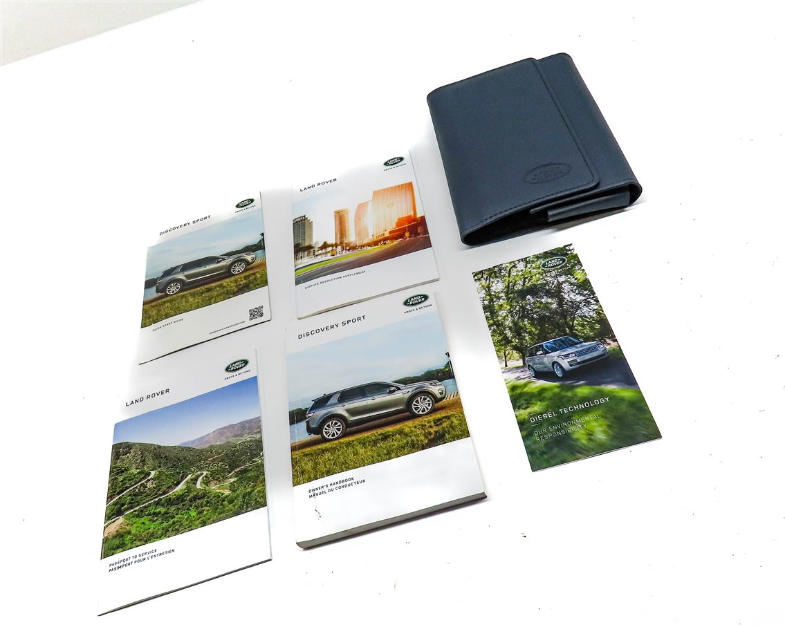 Thumbnail 3: 2017 LAND ROVER DISCOVERY SPORT (L550) OWNERS MANUAL BOOKLET SET 5 w/ CARRY CASE