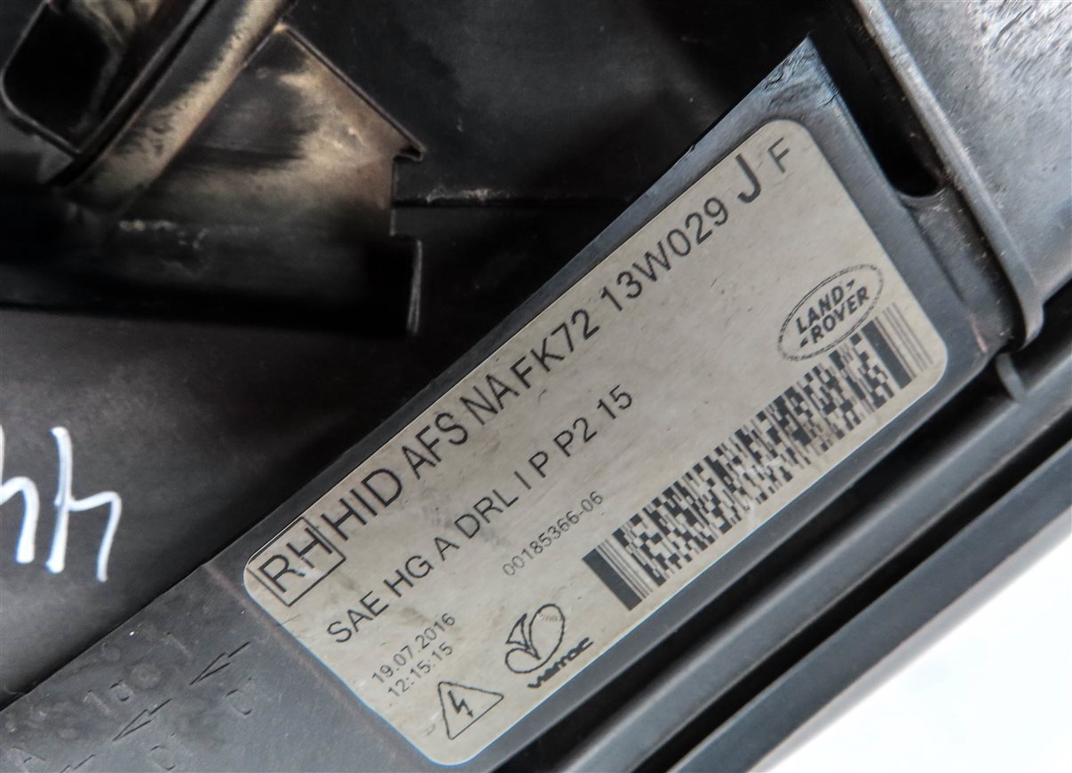 Thumbnail 8: 15-19 DISCOVERY SPORT (L550) RIGHT AFS ADAPTIVE XENON HEADLIGHT HEAD LIGHT LAMP
