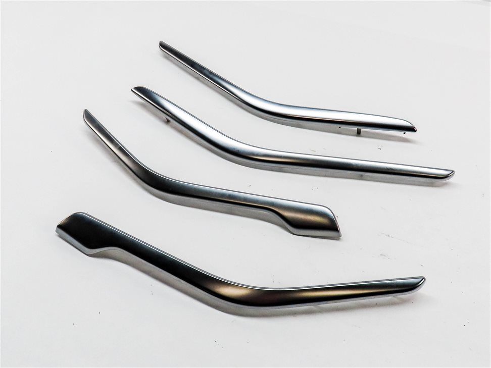 2016 MERCEDES CLA250 (W117) INTERIOR FRONT REAR DOOR TRIM SET (ALUMINUM FINISH)