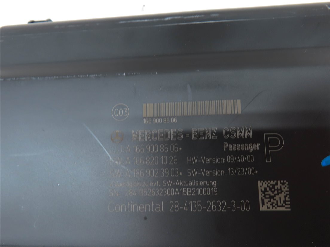 Thumbnail 4: 2016 MERCEDES CLA250 (W117) FRONT RIGHT PASSENGER SEAT CONTROL MODULE