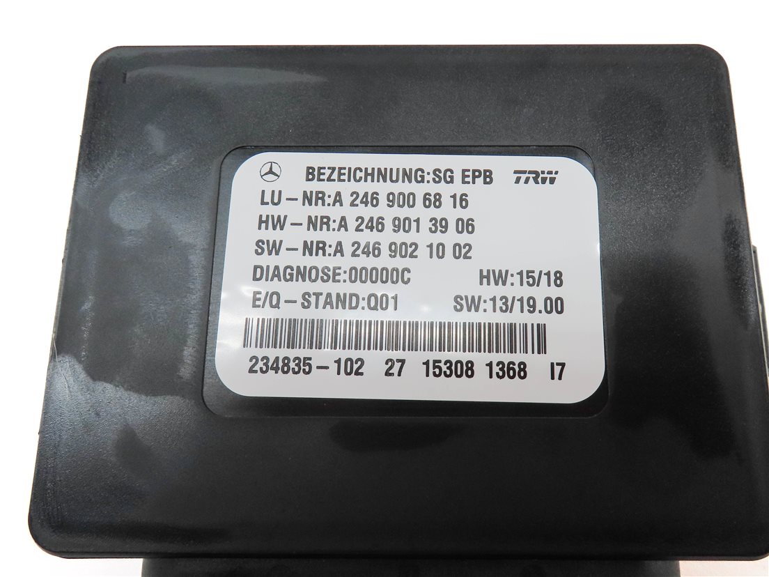 Thumbnail 4: 14-19 MERCEDES B250 CLA250 GL350 GL450 GL550 ML350 ML550 PARKING BRAKE MODULE