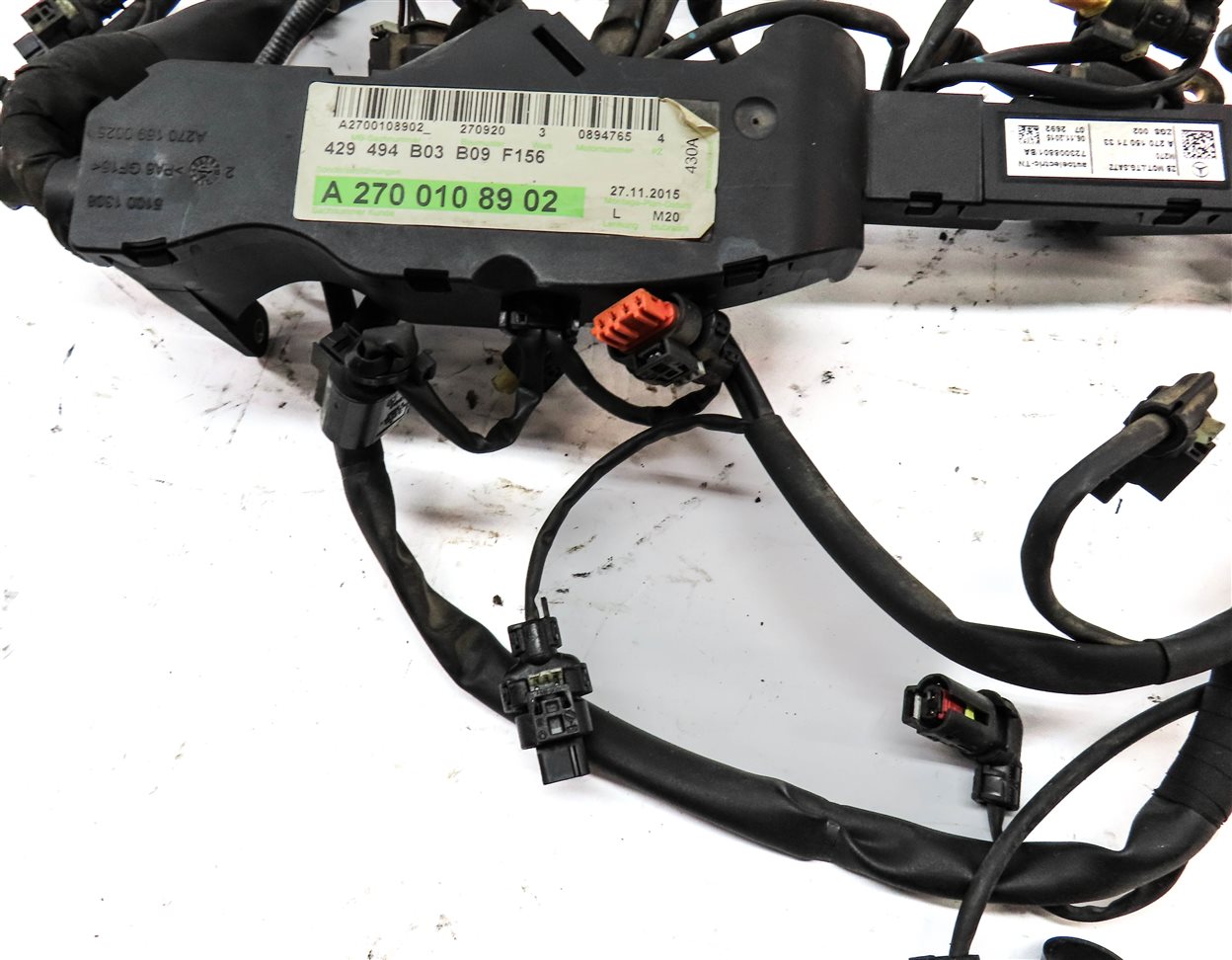 Thumbnail 7: 2016 MERCEDES CLA250 (W117) 2.0L (270.920) ENGINE MOTOR WIRE WIRING HARNESS LOOM