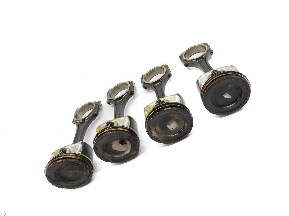 Thumbnail 3: 2014-2020 MERCEDES CLA250 (C117) 2.0L M270 TURBO ENGINE PISTON w/ ROD SET-4