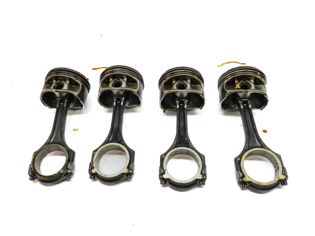Thumbnail 4: 2014-2020 MERCEDES CLA250 (C117) 2.0L M270 TURBO ENGINE PISTON w/ ROD SET-4