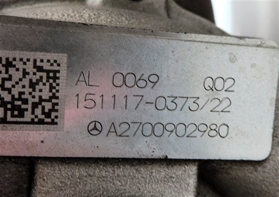 Thumbnail 8: 2013-2020 MERCEDES B250 CLA250 GLA250 (C117 W156 W246) 2.0L ENGINE TURBOCHARGER