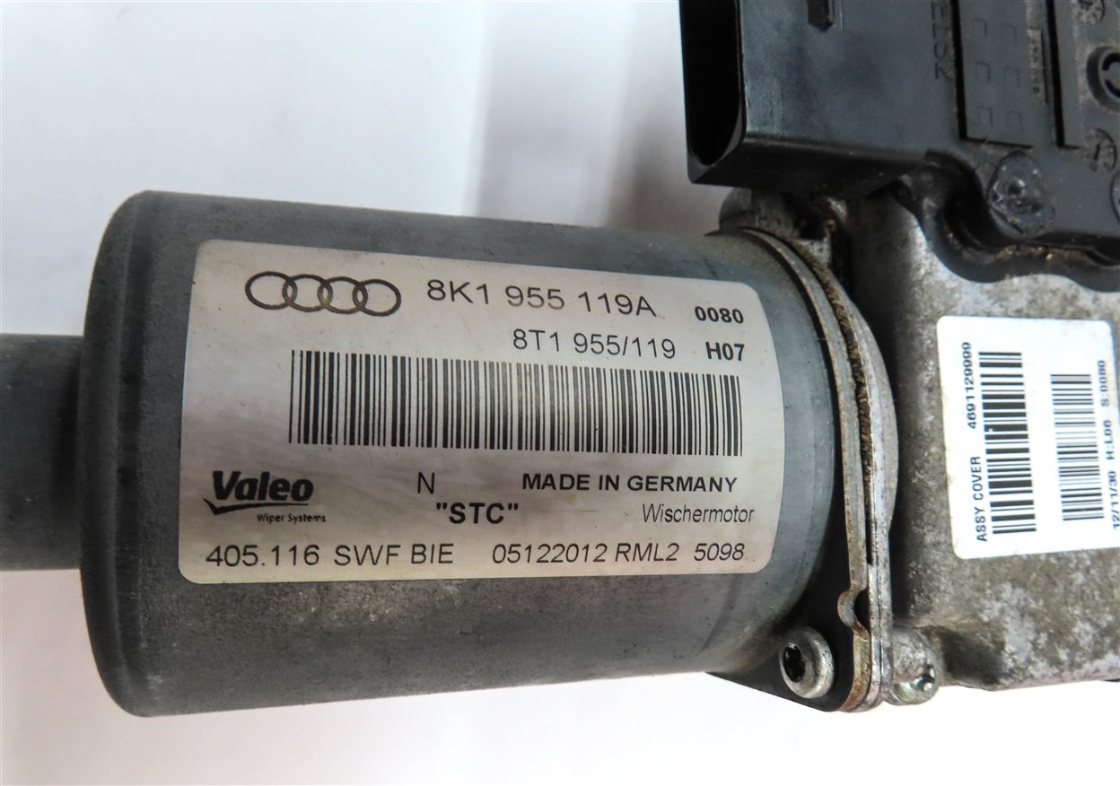 Thumbnail 4: 2009-2016 AUDI A4 S4 ALLROAD (B8 8K) FRONT WINDSHIELD WIPER MOTOR