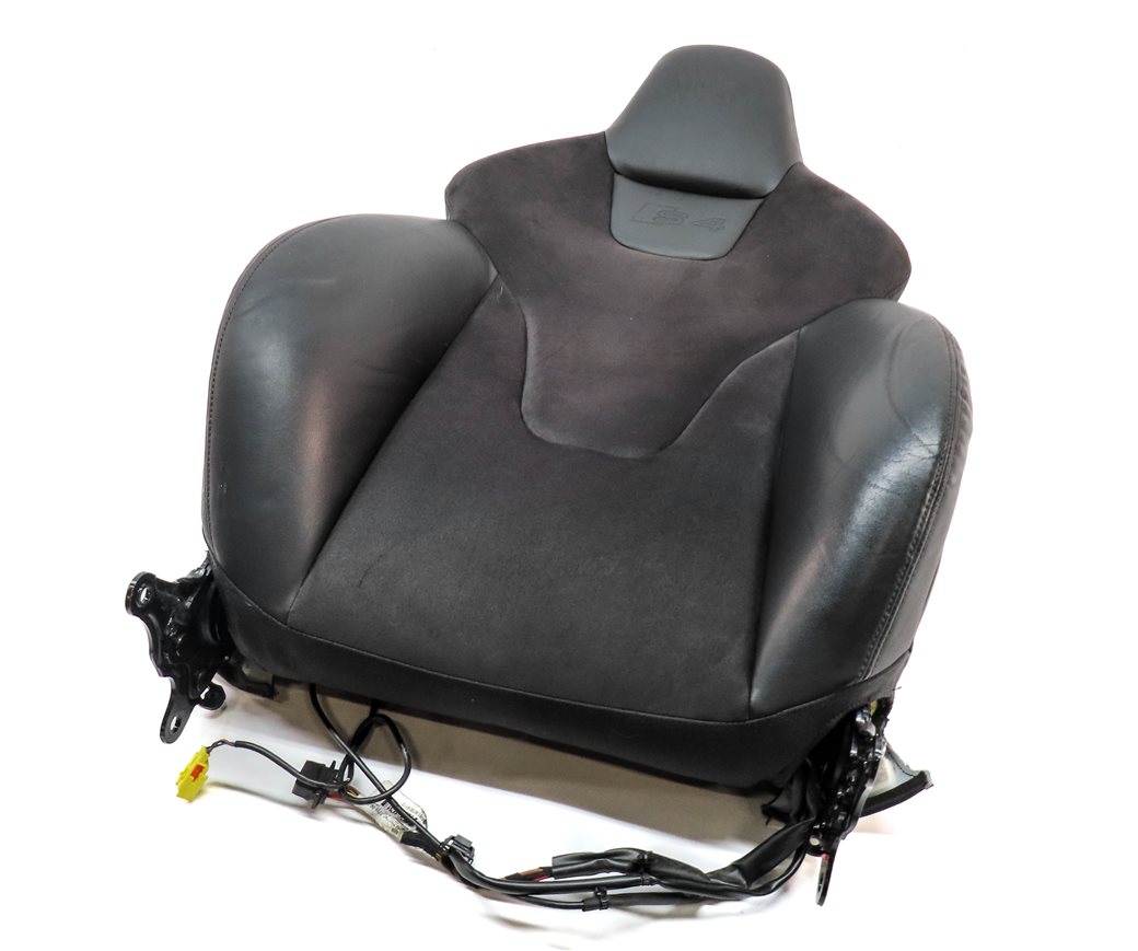 13 AUDI S4 (B8 8K) FRONT LEFT DRIVER UPPER SPORT MEMORY HEATED SEAT BACK (Black)