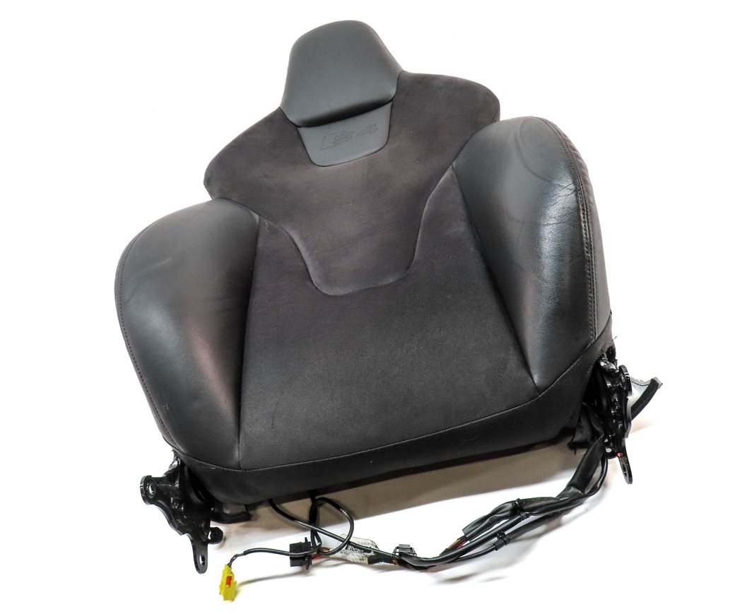 Thumbnail 3: 13 AUDI S4 (B8 8K) FRONT LEFT DRIVER UPPER SPORT MEMORY HEATED SEAT BACK (Black)