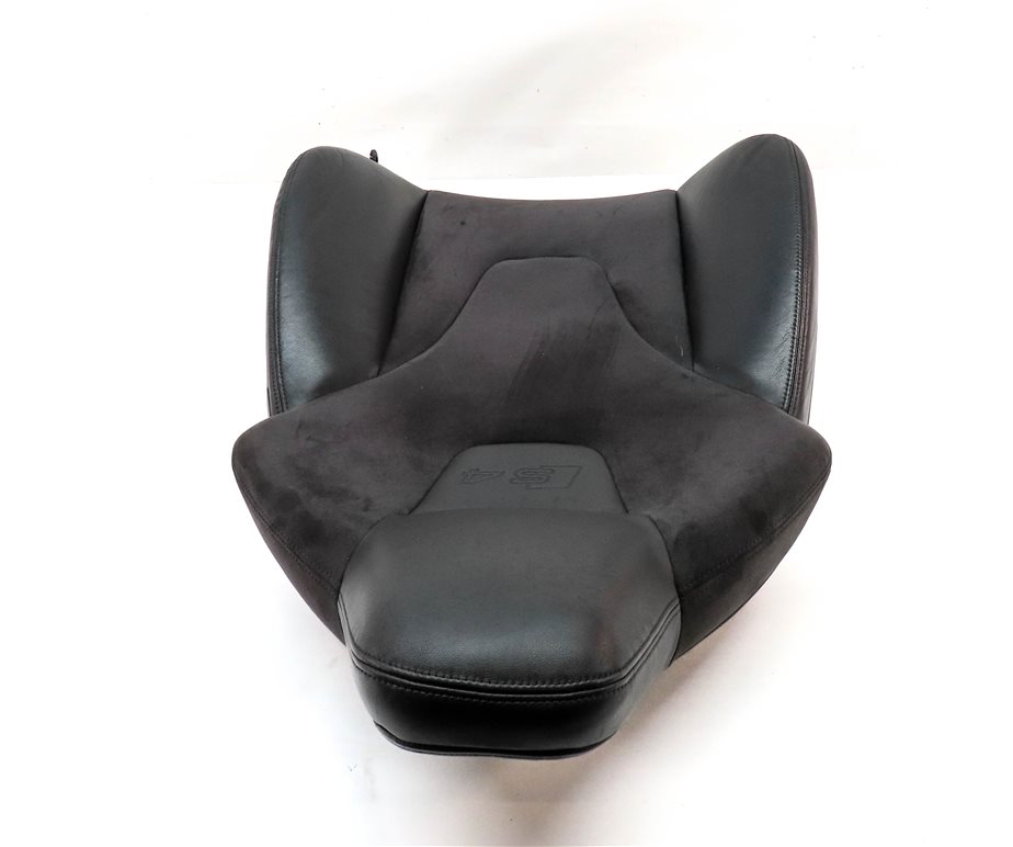 Thumbnail 4: 13 AUDI S4 (B8 8K) FRONT LEFT DRIVER UPPER SPORT MEMORY HEATED SEAT BACK (Black)