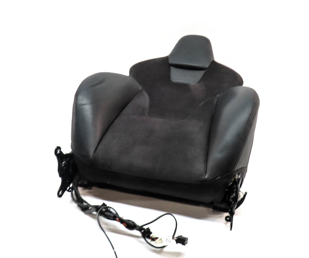 13 AUDI S4 B8 8K FRONT RIGHT PASSENGER UPPER SPORT MEMORY HEAT SEAT BACK (Black)