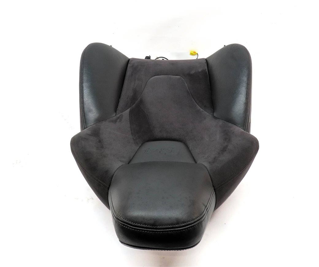 Thumbnail 4: 13 AUDI S4 B8 8K FRONT RIGHT PASSENGER UPPER SPORT MEMORY HEAT SEAT BACK (Black)