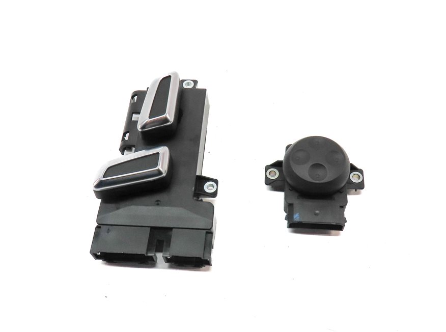 Thumbnail 2: 13 AUDI S4 (B8 8K) FRONT RIGHT PASSENGER SEAT POSITION LUMBAR ADJUST SWITCH SET