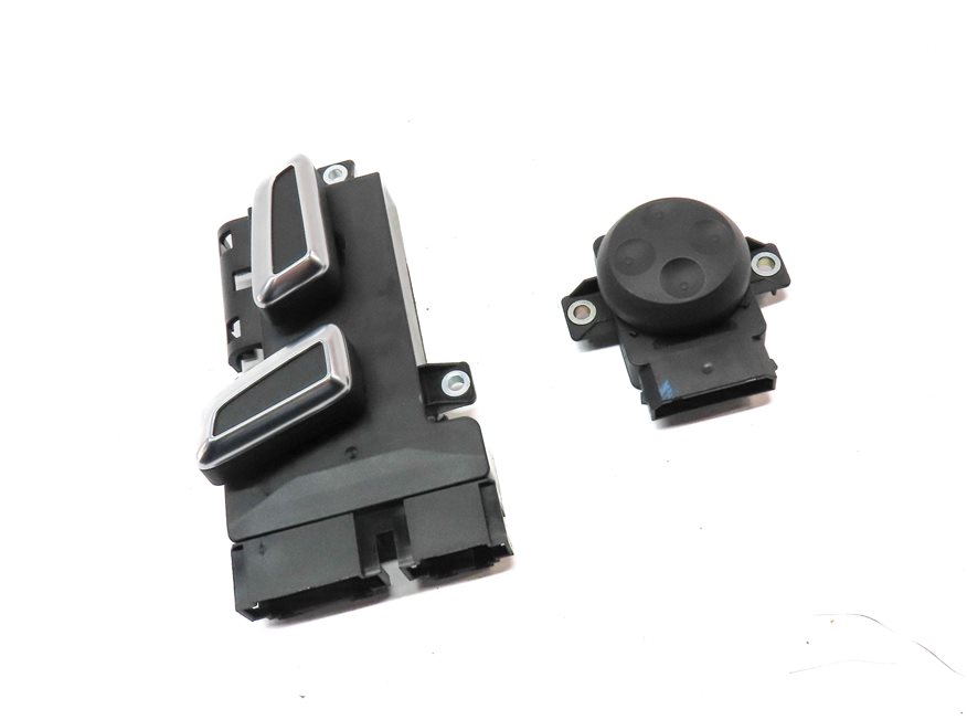 Thumbnail 3: 13 AUDI S4 (B8 8K) FRONT RIGHT PASSENGER SEAT POSITION LUMBAR ADJUST SWITCH SET