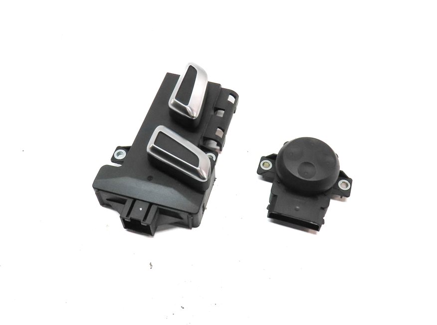 2013 AUDI S4 (B8 8K) FRONT LEFT DRIVER SEAT POSITION LUMBAR ADJUST SWITCH SET/2